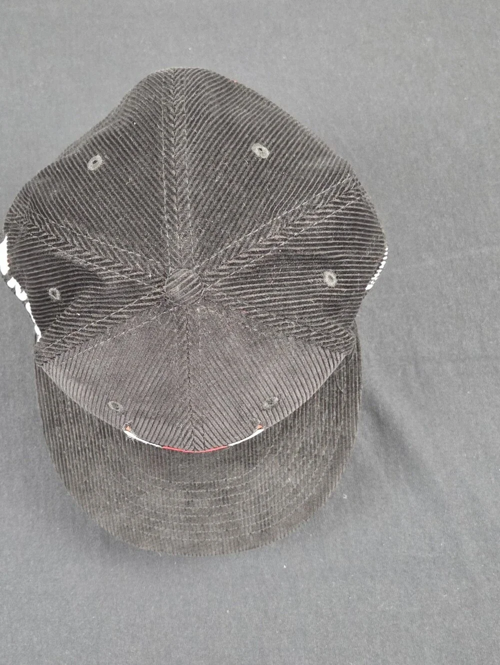 New Era NBA Chicago Bulls Fitted Hat 7 3/4 Black Corduroy